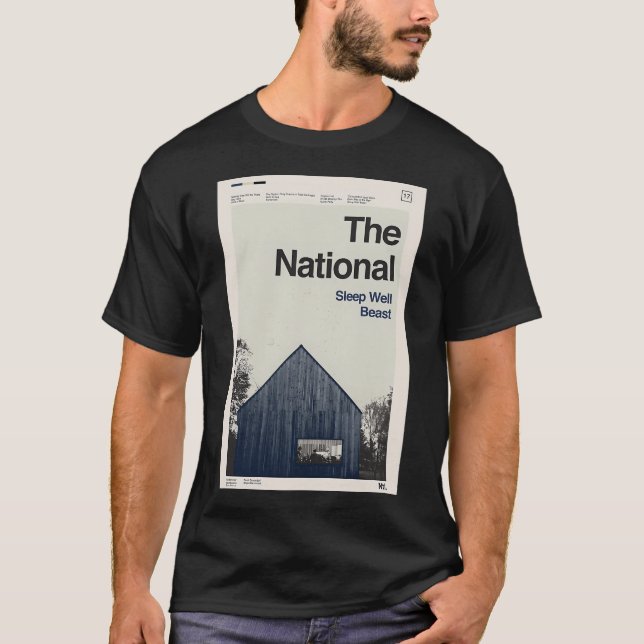 Camiseta The National - Durma Bem Besta (Frente)