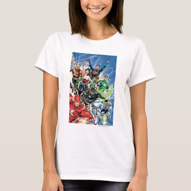 Camiseta The New 52 - Justice League #1 (Frente)