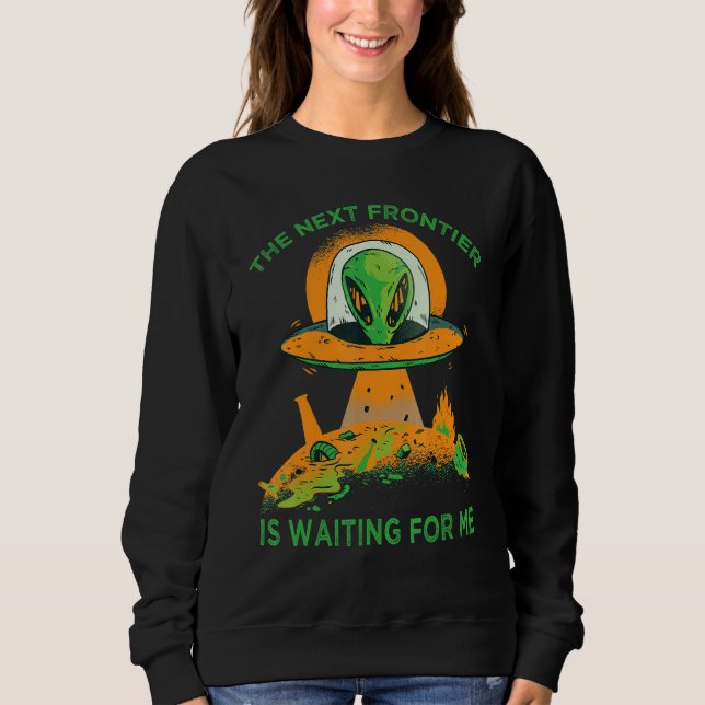 Camiseta The Next Frontier Is Waiting For Me  Alien  Astron (Frente)