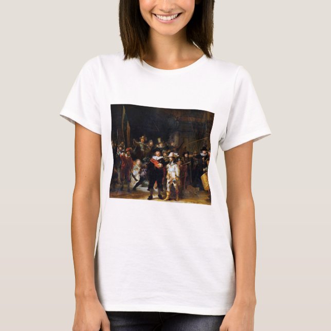 Camiseta The Night Watch, Rembrandt, 1642 (Frente)