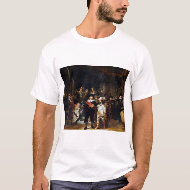 Camiseta The Night Watch, Rembrandt, 1642 (Frente)