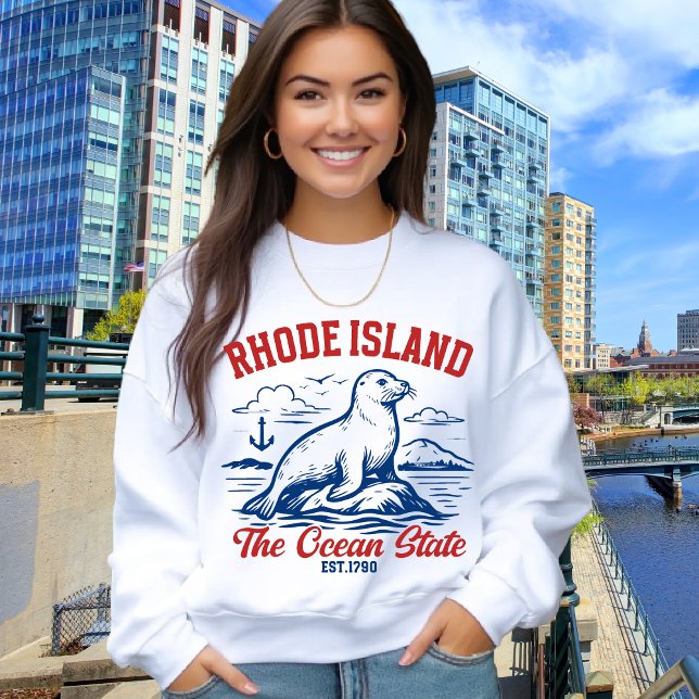 Camiseta The Ocean State Seal – Rhode Island Gift (Criador carregado)