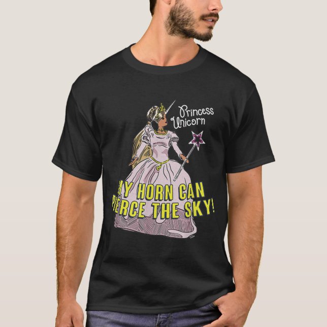 Camiseta The Office Princess Unicorn Funny boy (Frente)