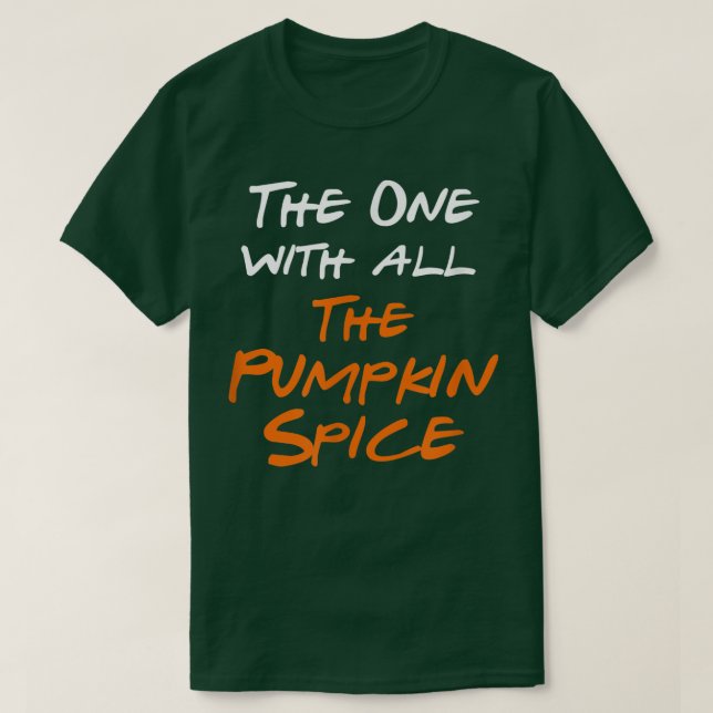 Camiseta The One With Pumpkin Spice (Frente do Design)