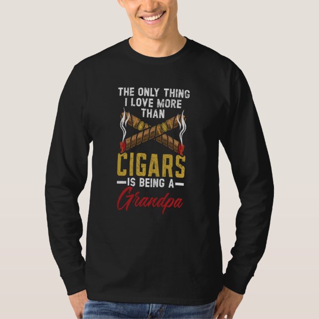 Camiseta The Only Thing I Love Tobacco Cigarette Smoker Cig (Frente)