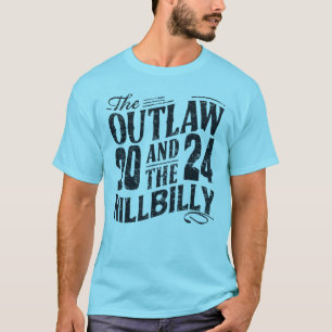 Camiseta The Outlaw e The Hillbilly Trump Vance 2024
