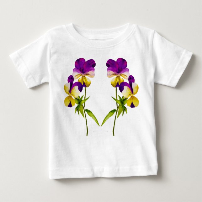 Camiseta "The Pansy Party" num Toddler Ruffle Tee (I) (Frente)