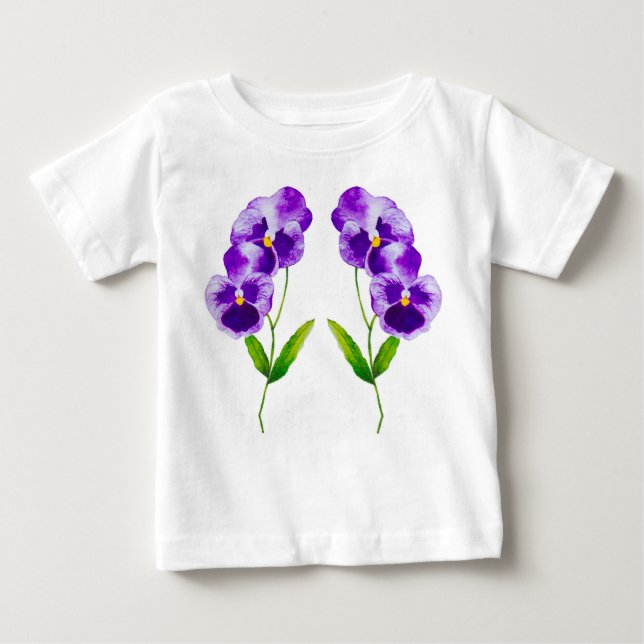 Camiseta "The Pansy Party" num Toddler Ruffle Tee (III) (Frente)
