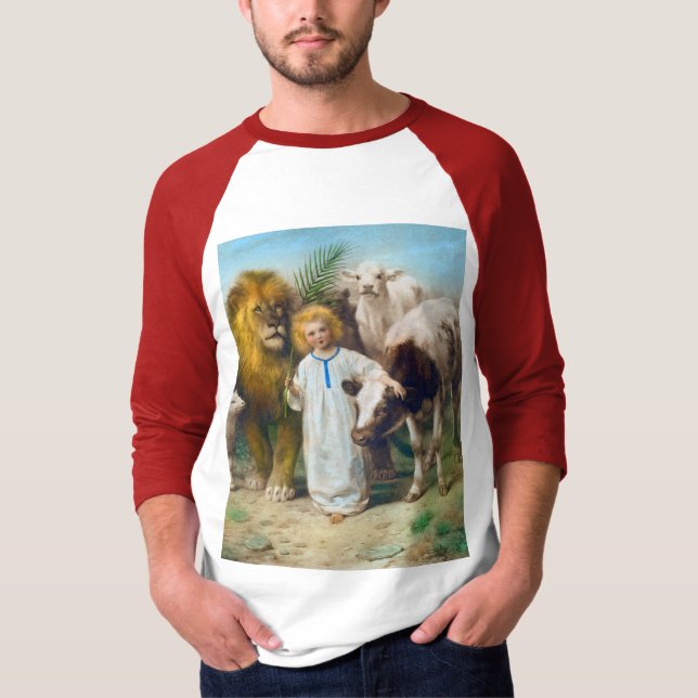 Camiseta The Peace, 1896, por William Strutt (Frente)