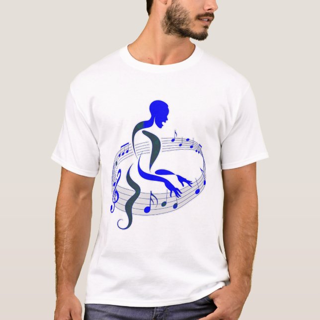 Camiseta The Piano Player - Design 1 (Frente)