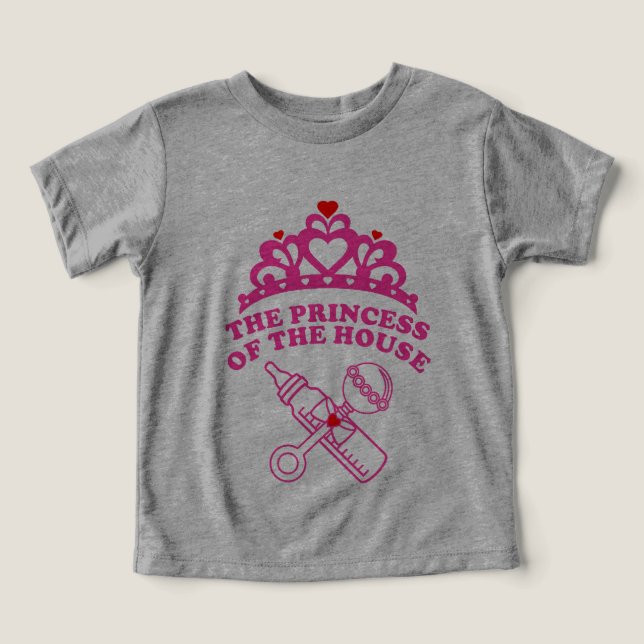 Camiseta The princess of the house (Design frontal)