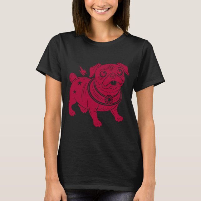 Camiseta The Pug from the Nebula  (Frente)