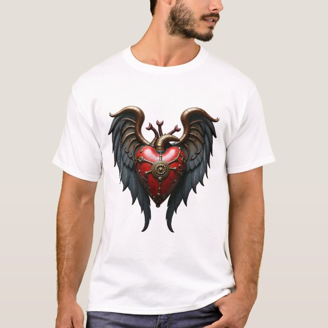 Camiseta The pulsating heart of mechanics, (Frente)