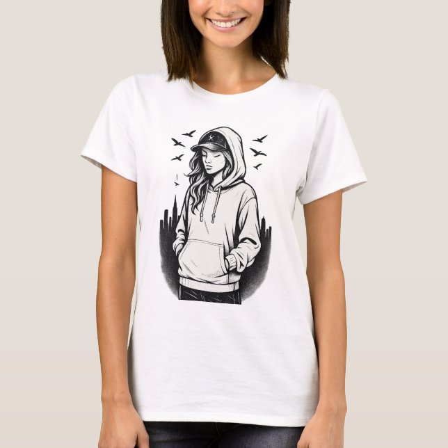 Camiseta The Raven and the Heart of Light (Frente)