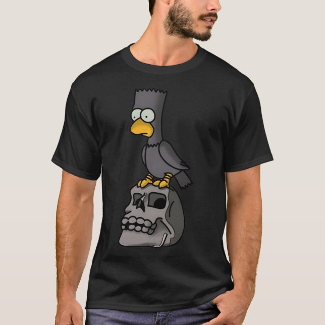 Camiseta The Raven Bart retro (Frente)