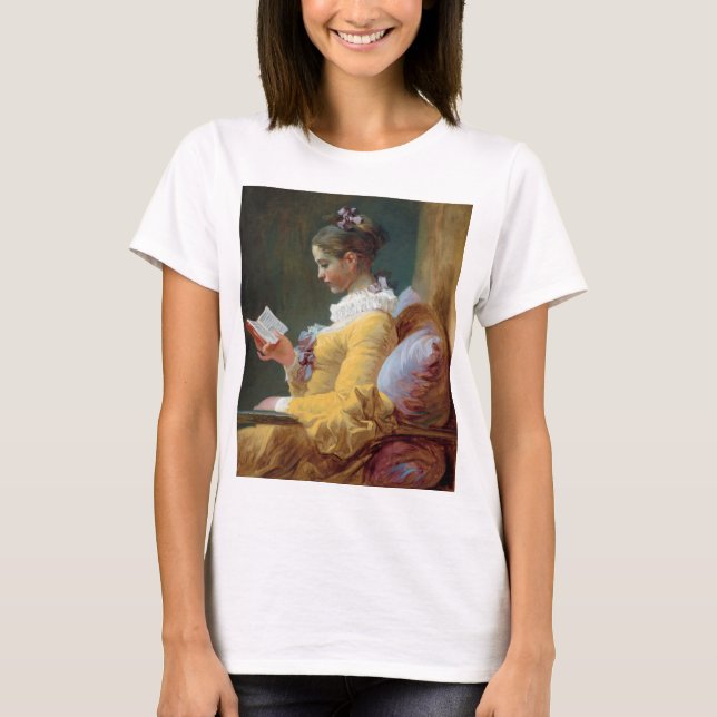 Camiseta The Reader, Fragonard, 1776 (Frente)