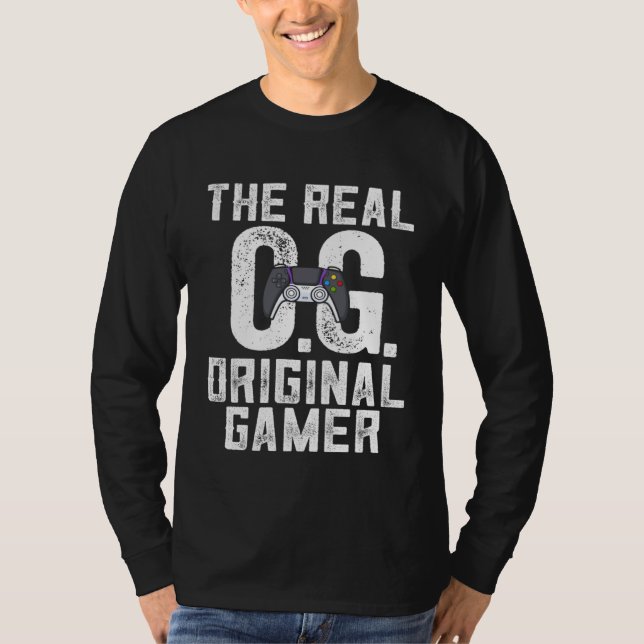 Camiseta The Real Original Gamer   Gamer (Frente)