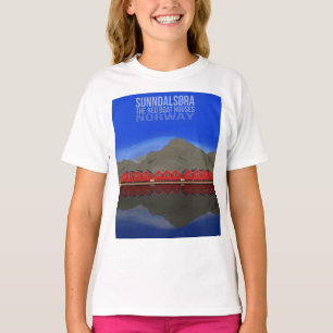 Camiseta The Red Boat Houses Sunndalsøra Noruega