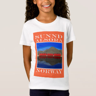 Camiseta The Red Boat Houses Sunndalsøra Noruega