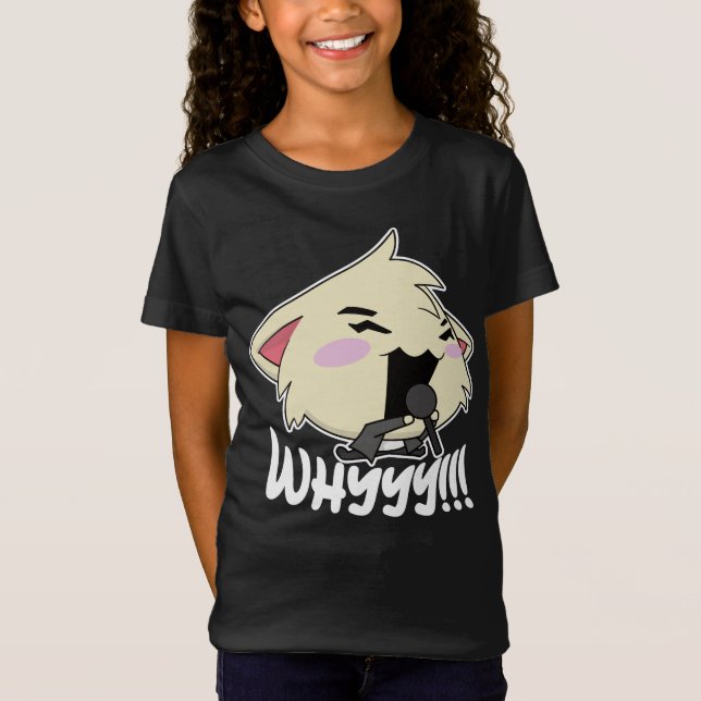 Camiseta The Rock Star Cat - Whyyyyy (Frente)