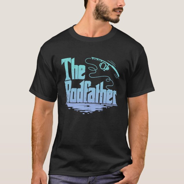 Camiseta The Rodfather Funny Fishing Parody (Frente)