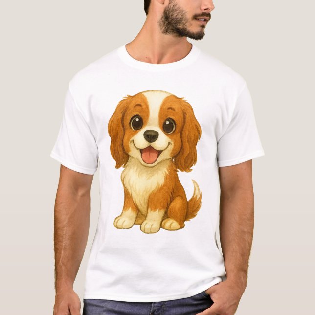 Camiseta The Royal Heart-Stealer: Cavalier King Charles (Frente)