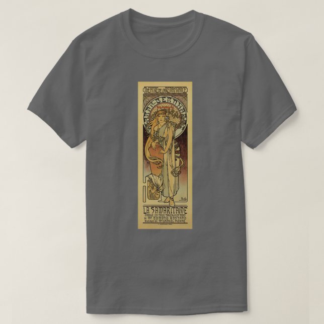 Camiseta The Samaritan by Alphonse Mucha (Frente do Design)