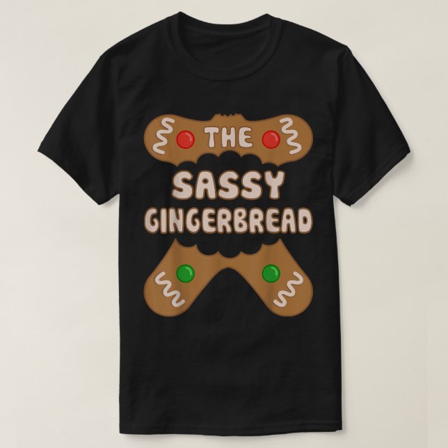 Camiseta The Sassy Gingerbread, Family Matching Group Chris (Frente do Design)