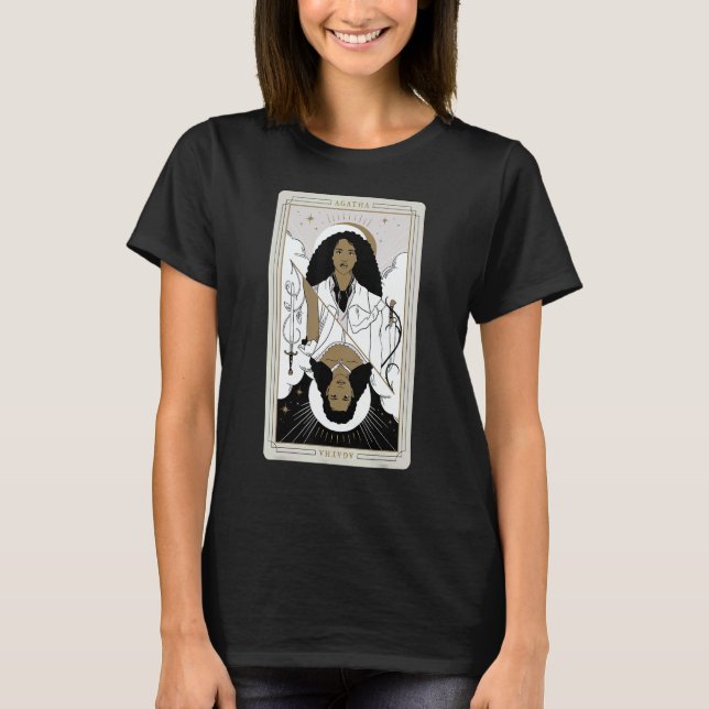 Camiseta The School for Good and Evil Agatha Tarot Card (Frente)