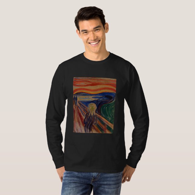 Camiseta The Scream by Edvard Munch – Iconic Art (Frente Completa)