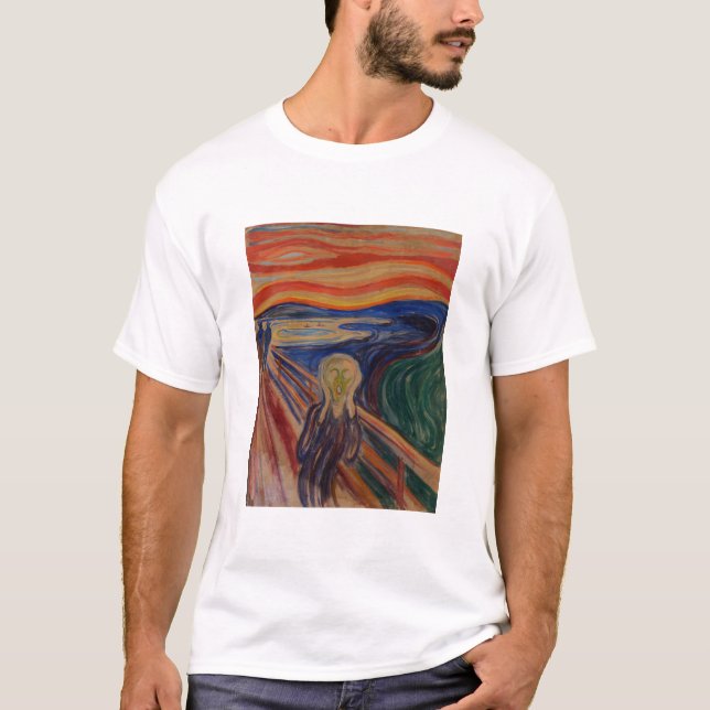 Camiseta The Scream by Edvard Munch – Iconic Art (Frente)