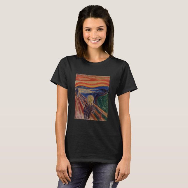 Camiseta The Scream by Edvard Munch – Iconic Art (Frente Completa)
