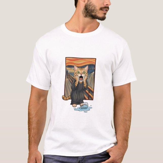 Camiseta The Screaming Cat (Frente)