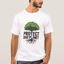 Camiseta The Secret to a Greener Future is Rooted in Action