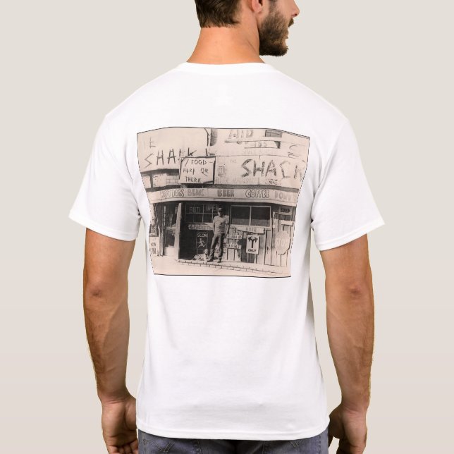 Camiseta The Shack, Playa del Rey 1972 (Verso)