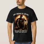 Camiseta The Silent Warrior: Resilience and Strength<br><div class="desc">"Strength is not measured by what you show to others, but by what you silently overcome." This epic design embodies the spirit of a warrior who endured countless silent battles, ultimately emerging with indomitable strength. The design features a warrior in legendary attire, standing resolute, accompanied by the heartfelt phrase: "MY...</div>