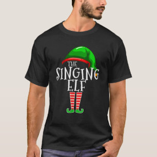 Camiseta The Singing Elf Group Matching Family Christmas Gi