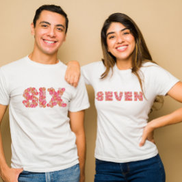 Camiseta The "SIX" of the 6-7 Valentine's Day Meme Duo