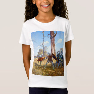 Camiseta The Slay of Sir Lamorak, c. 1922, por N.C. Wyeth