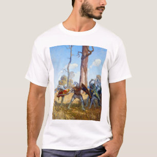 Camiseta The Slay of Sir Lamorak, c. 1922, por N.C. Wyeth