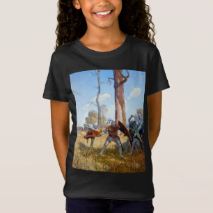 Camiseta The Slay of Sir Lamorak, c. 1922, por N.C. Wyeth