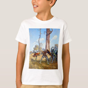 Camiseta The Slay of Sir Lamorak, c. 1922, por N.C. Wyeth