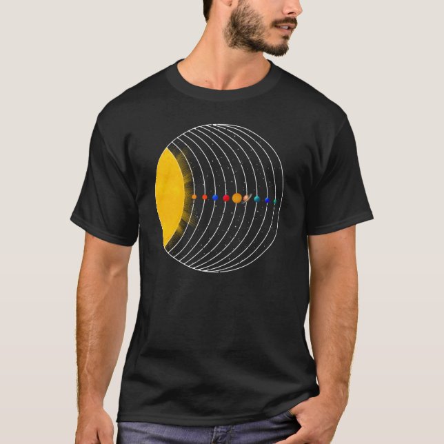 Camiseta The Solar system (Frente)