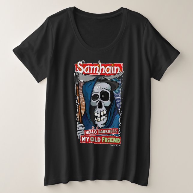 Camiseta The sound of Samhain (Frente do Design)