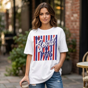Camiseta The Spirit Of 1776 4 de julho