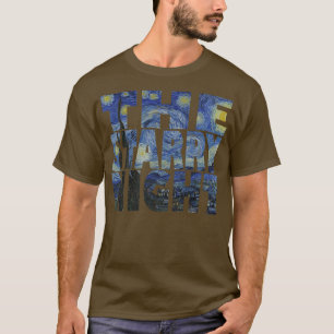 Camiseta The Starry Night por Vincent Van Gogh Tet Art1141