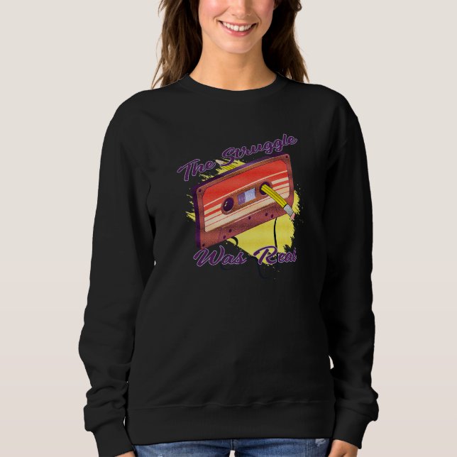 Camiseta The Struggle Was Real 70s Music Mix Tape Nightmare (Frente)
