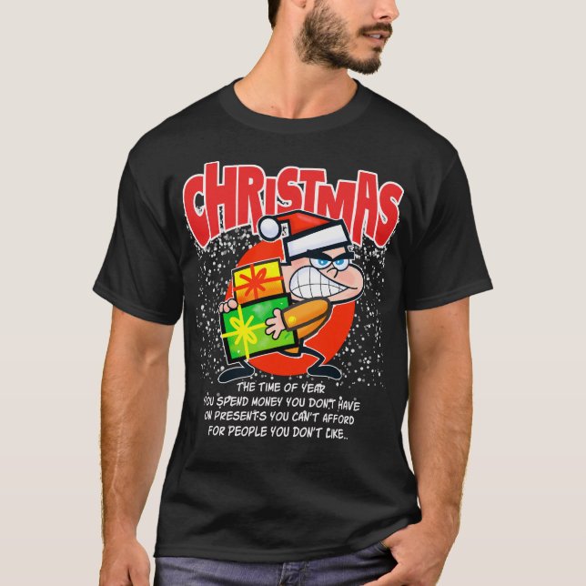 Camiseta The teeshirt for people who don't like Christmas (Frente)