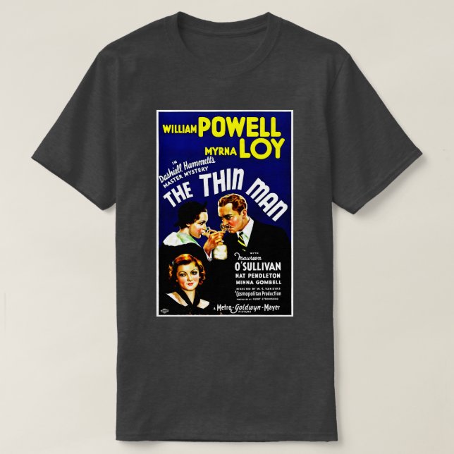 Camiseta The Thin Man 1934 (Frente do Design)