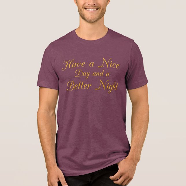 Camiseta The Universal Wish: Elegant Gold Script Statement  (Frente)